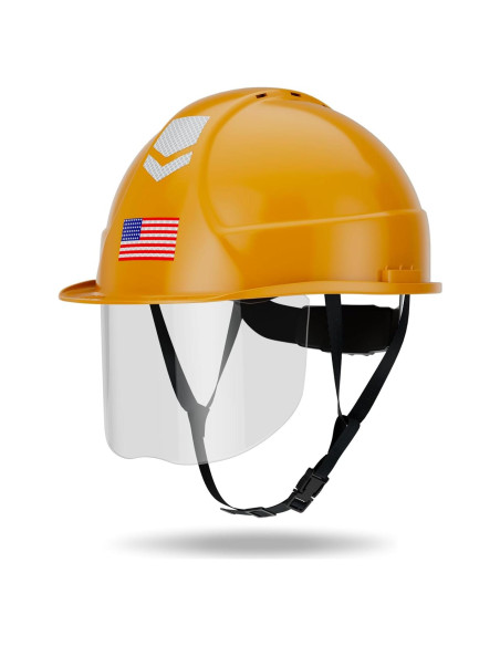 Casco de Seguridad DS-SMAAT Amarillo Ventilado ANSI Casco de Seguridad DS-SMAAT Amarillo Ventilado ANSI