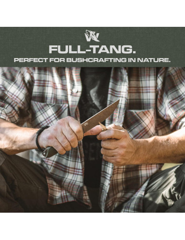 Cuchillo de Supervivencia ODENWOLF W FLAT 24.13 cm Táctico