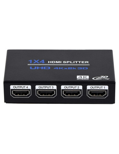 Divisor HDMI 1x4 ENBUER 4K 3D Duplicador de Pantalla
