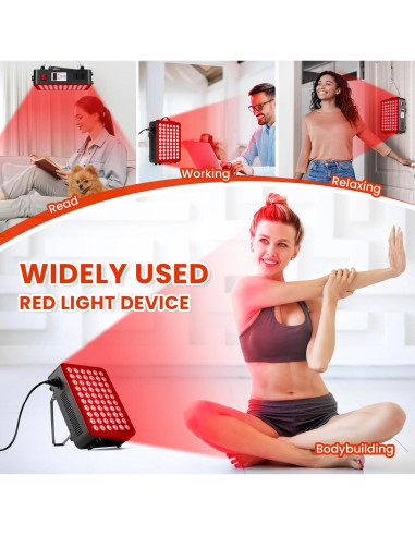 Panel de Terapia de Luz Roja Viconor 300W 660nm 850nm
