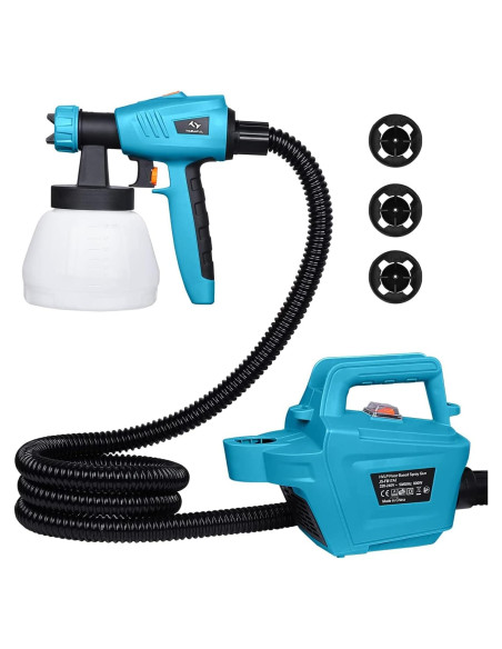 Pistola de Pintura Tilswall 800W 1300ml 3 Boquillas Pistola de Pintura Tilswall 800W 1300ml 3 Boquillas