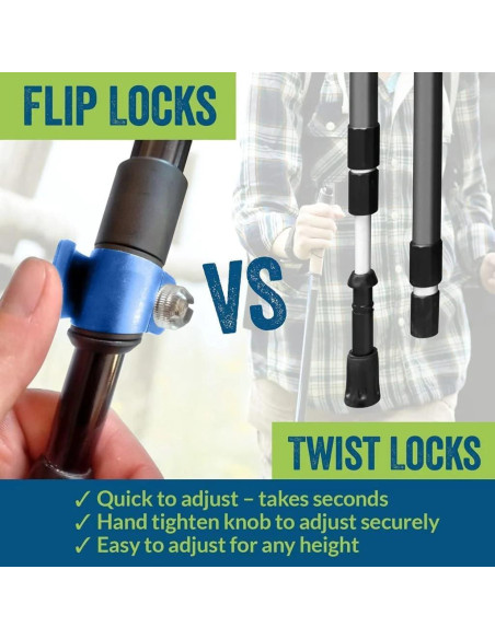 Bastones de Caminata York Nordic Motivator Ajustables 2 Piezas Bastones de Caminata York Nordic Motivator Ajustables 2 Piezas