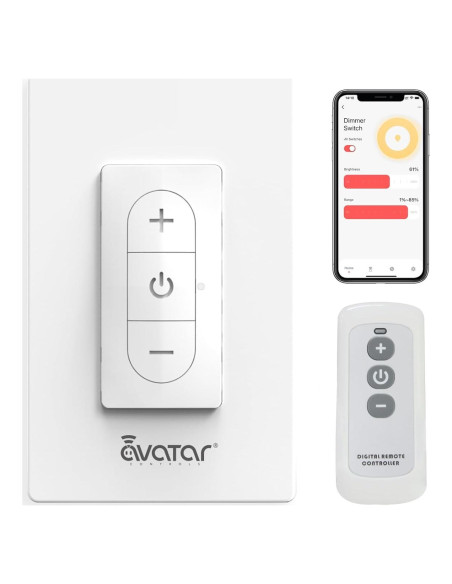 Interruptor Regulador Inteligente Bluetooth Avatar Controls Interruptor Regulador Inteligente Bluetooth Avatar Controls