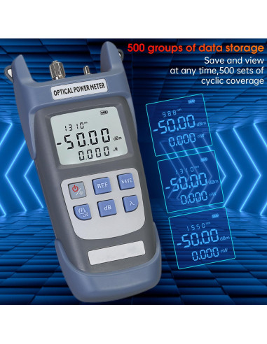 Medidor de Potencia Óptica Duogalia 1mW SC FC -50 a 26dBm