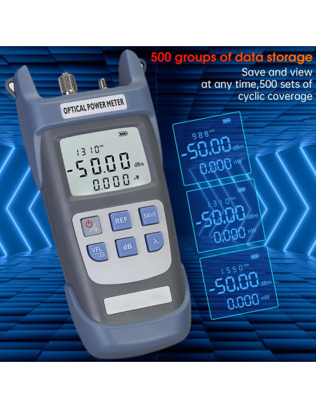 Medidor de Potencia Óptica Duogalia 1mW SC FC -50 a 26dBm Medidor de Potencia Óptica Duogalia 1mW SC FC -50 a 26dBm