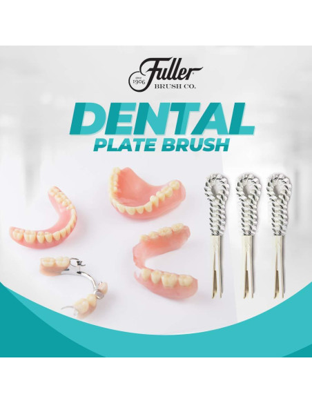 Cepillo Dental Fuller Brush - Limpieza de Dentaduras 17 cm Cepillo Dental Fuller Brush - Limpieza de Dentaduras 17 cm