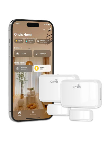 Sensor de Contacto Inalámbrico Onvis para Puertas y Ventanas
