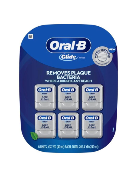 Hilo Dental Oral-B Glide Menta Fresca 6 Cuentas 40m