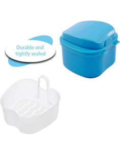 Estuche para Dentaduras TAORANJU con Canasta Drenaje 2