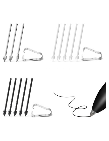 13 Puntas Reemplazo S Pen SSS-GRGB para Galaxy Tab S9/S8/S7 13 Puntas Reemplazo S Pen SSS-GRGB para Galaxy Tab S9/S8/S7