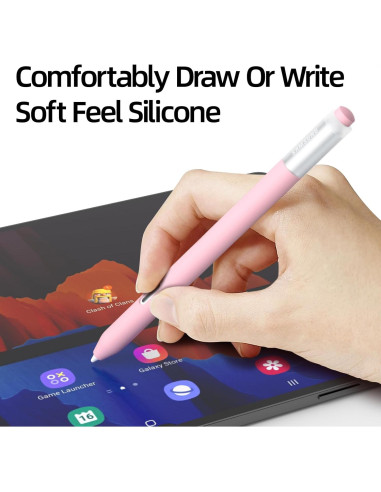 Funda de Silicona AZF para Samsung Galaxy S Pen Rosa
