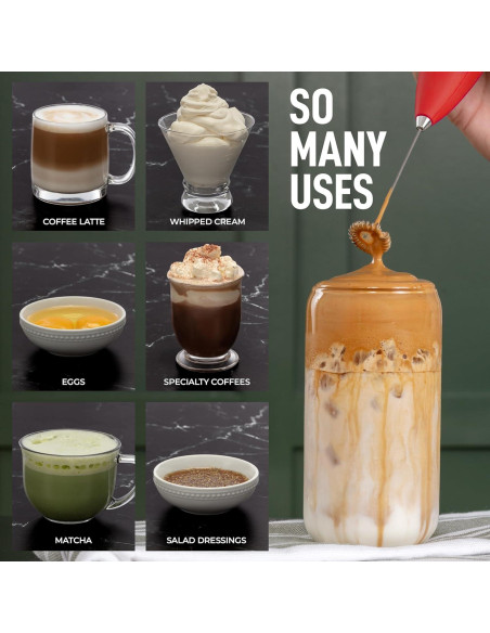 Batidor de Leche Zulay Eléctrico Rojo 30W Sin Soporte Batidor de Leche Zulay Eléctrico Rojo 30W Sin Soporte