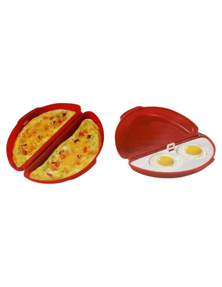 Cocedor de Huevos Microondas Dependable 2 Piezas Libre BPA Cocedor de Huevos Microondas Dependable 2 Piezas Libre BPA