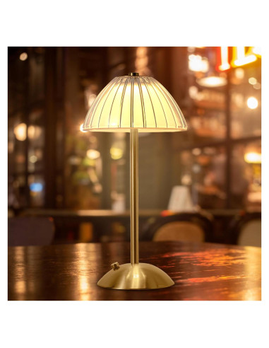 Lámpara de Mesa LED HAPYGI Portátil Recargable 12cm