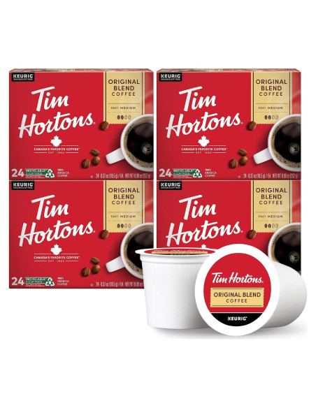 Café Tim Hortons Mezcla Original K-Cup 96ct Tueste Medio Café Tim Hortons Mezcla Original K-Cup 96ct Tueste Medio