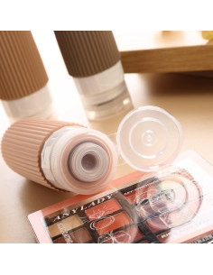 Botellas de Viaje Silicona Mrsdry 90ml Aprobadas por TSA 2