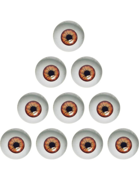 100PCS Ojos de Vidrio 6mm para Muñecas y Manualidades 100PCS Ojos de Vidrio 6mm para Muñecas y Manualidades
