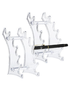 Jetec Soporte Acrílico para Lápices 2 Piezas 6 Bolsillos