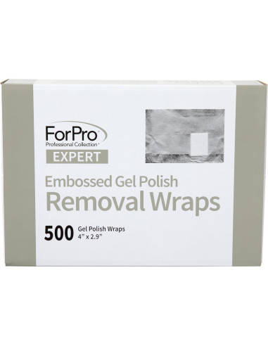 ForPro Envolturas para Remover Esmalte en Gel 500 Cuentas