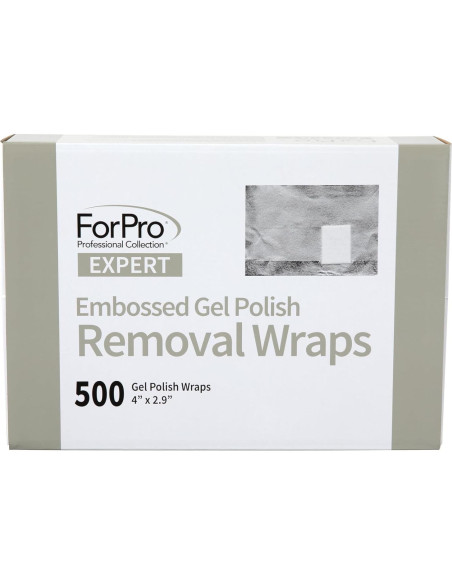 ForPro Envolturas para Remover Esmalte en Gel 500 Cuentas ForPro Envolturas para Remover Esmalte en Gel 500 Cuentas