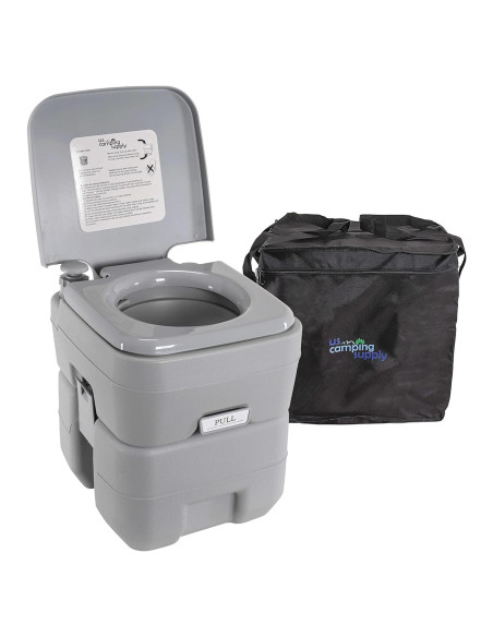 Inodoro Portátil TCP Global 5.3 Galones para Camping Inodoro Portátil TCP Global 5.3 Galones para Camping