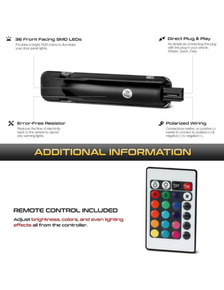 VIPMOTOZ Lámpara LED RGB para Chevy y GMC 1995-2007 VIPMOTOZ Lámpara LED RGB para Chevy y GMC 1995-2007