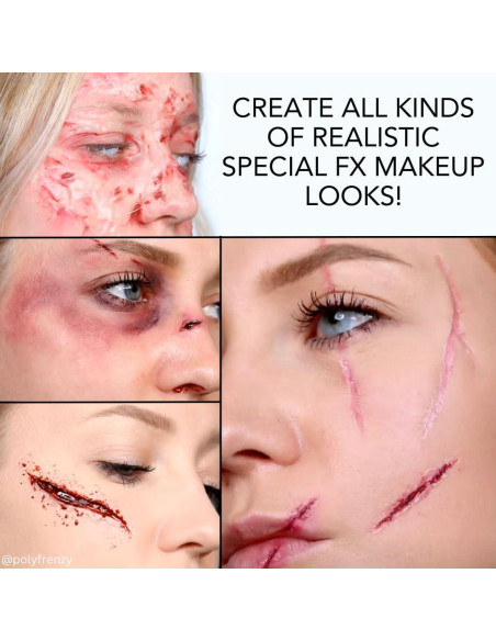 Kit de Maquillaje FX Profesional Mehron con Cabeza de Práctica Kit de Maquillaje FX Profesional Mehron con Cabeza de Práctica