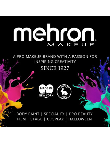 Kit de Maquillaje FX Profesional Mehron con Cabeza de Práctica