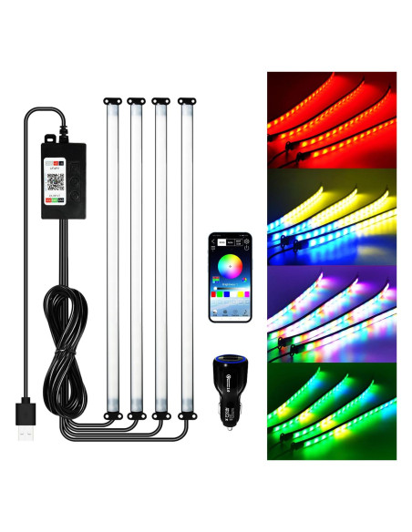 Tira de Luz LED Interior GZ5CG FWD-P7210 RGB 210 Modos Tira de Luz LED Interior GZ5CG FWD-P7210 RGB 210 Modos