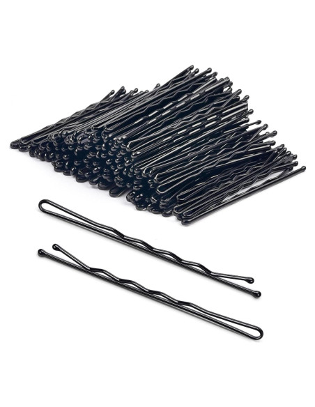 Pinzas para el cabello negras Pagabach 100 PCS antideslizantes Pinzas para el cabello negras Pagabach 100 PCS antideslizantes