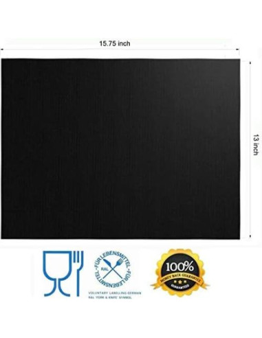 Conjunto de 6 alfombrillas para parrilla Renook 40x33 cm