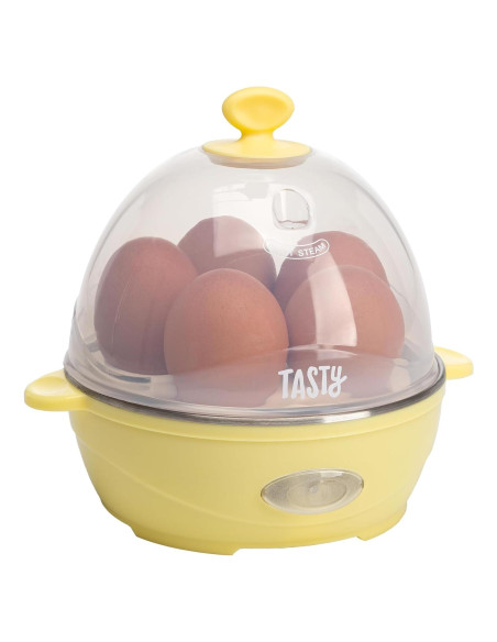 Mini Cocedor de Huevos Tasty Amarillo 5 Huevos 360W Mini Cocedor de Huevos Tasty Amarillo 5 Huevos 360W