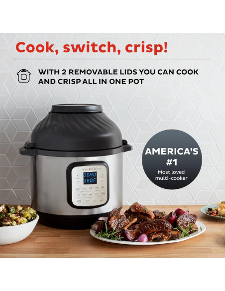 Olla de Presión Instant Pot Duo Crisp 6QT 11 en 1