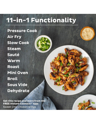 Olla de Presión Instant Pot Duo Crisp 6QT 11 en 1