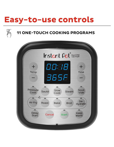 Olla de Presión Instant Pot Duo Crisp 6QT 11 en 1