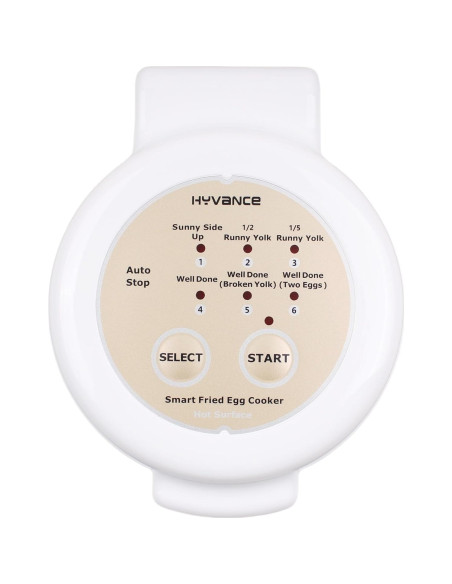 Cocinador de Huevos Fritos Hyvance 230W Blanco Automático Cocinador de Huevos Fritos Hyvance 230W Blanco Automático