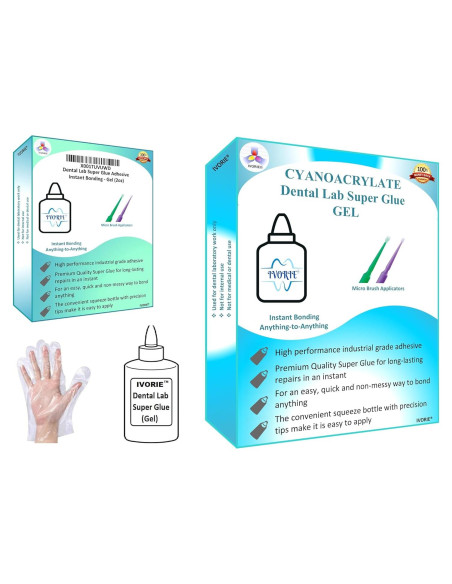 Pegamento Super Glue IVORIE PremiumBond 56,7 g para Dental Pegamento Super Glue IVORIE PremiumBond 56,7 g para Dental