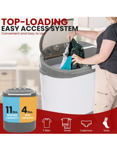 Lavadora y Secadora Compacta Sound Around 2 en 1 3.49 kg