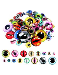 Ojos de Dragón de Vidrio TOAOB 160pcs 6-30mm Manualidades