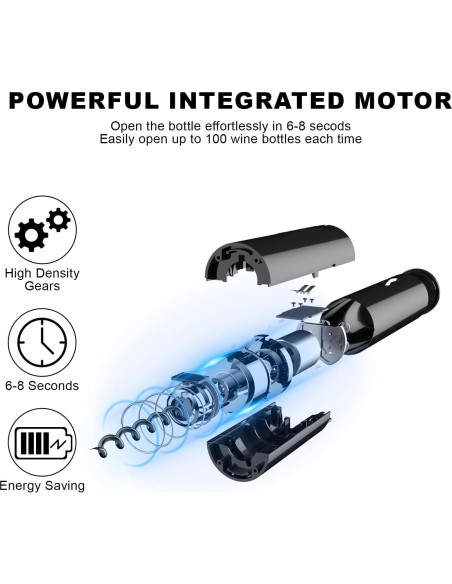 COKUNST Abridor de Vino Eléctrico Automático Portátil COKUNST Abridor de Vino Eléctrico Automático Portátil