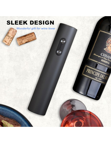 COKUNST Abridor de Vino Eléctrico Automático Portátil COKUNST Abridor de Vino Eléctrico Automático Portátil