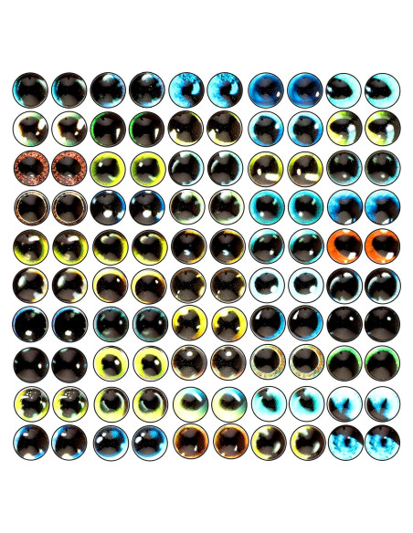 100 Ojos de Vidrio 6mm para Manualidades DIVINA VITAE 100 Ojos de Vidrio 6mm para Manualidades DIVINA VITAE