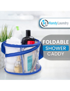 Caddy de Ducha Plegable Handy Laundry - Azul, Colapsable 2
