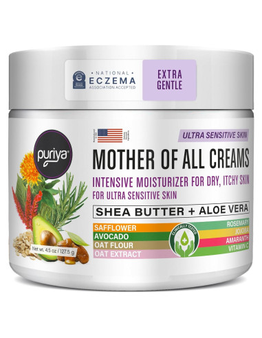 Crema Hidratante Puriya 127.57 g - Alivio Piel Seca y Picazón