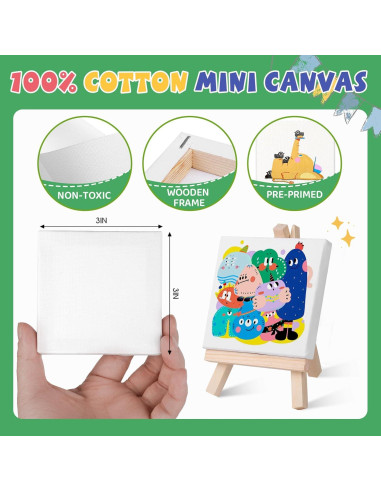 Kit de Pintura Acrílica ESRICH 18 Piezas para Niños