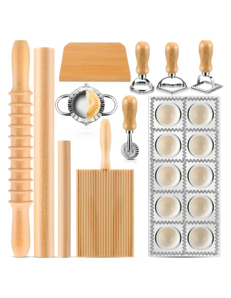 Juego de Moldes para Ravioles Crssbrohip 12 Piezas Juego de Moldes para Ravioles Crssbrohip 12 Piezas