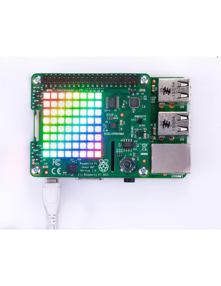 Raspberry Pi Sense HAT con sensores y LED RGB 8x8 Raspberry Pi Sense HAT con sensores y LED RGB 8x8