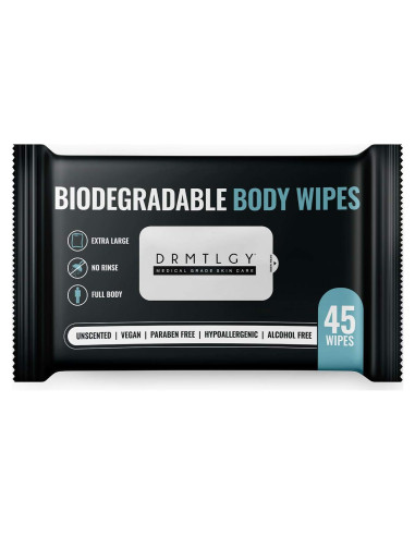 Toallitas de Ducha DRMTLGY Biodegradables 45 Piezas XL