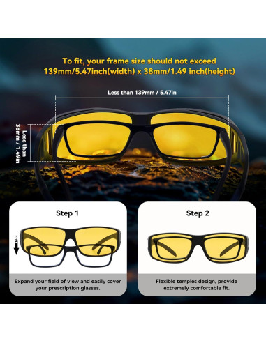 Gafas de Visión Nocturna Dollger para Gafas de Prescripción
