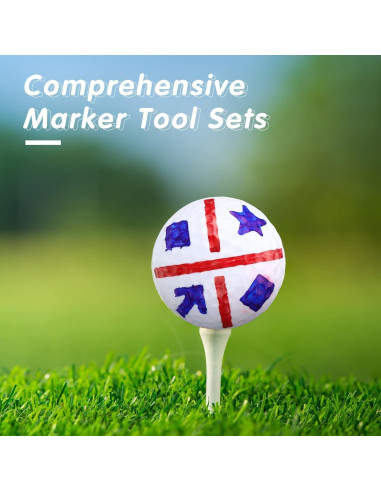 Kit de Marcadores de Pelotas de Golf Zhanmai - 16 Piezas